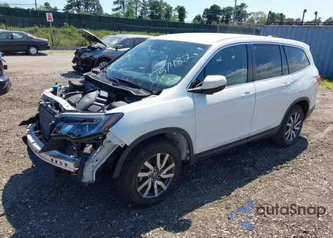 2021 Honda Pilot Awd Ex from USA, damaged, VIN 5FNYF6H34MB037482
